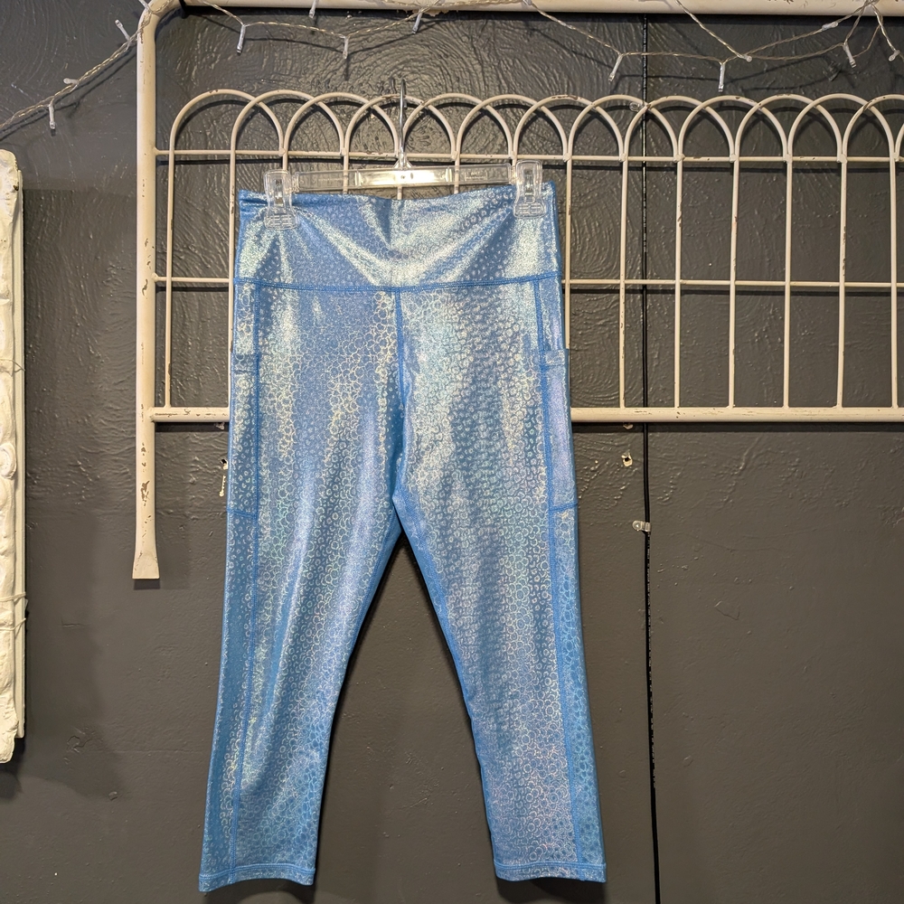 ZYIA Sparkling Light Blue Leggings
